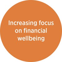 Increasing focus on financial wellbeing