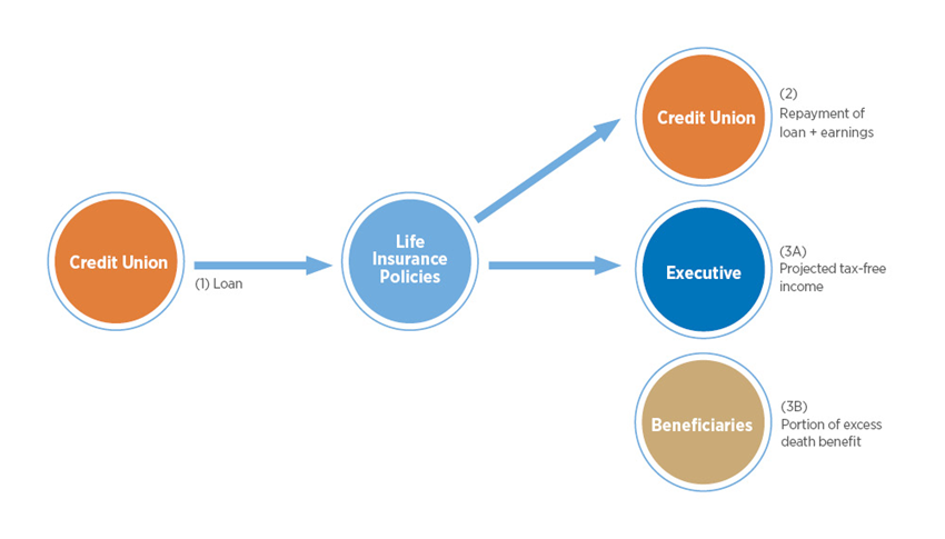 Characteristics of a split dollar plan.