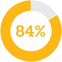 84%