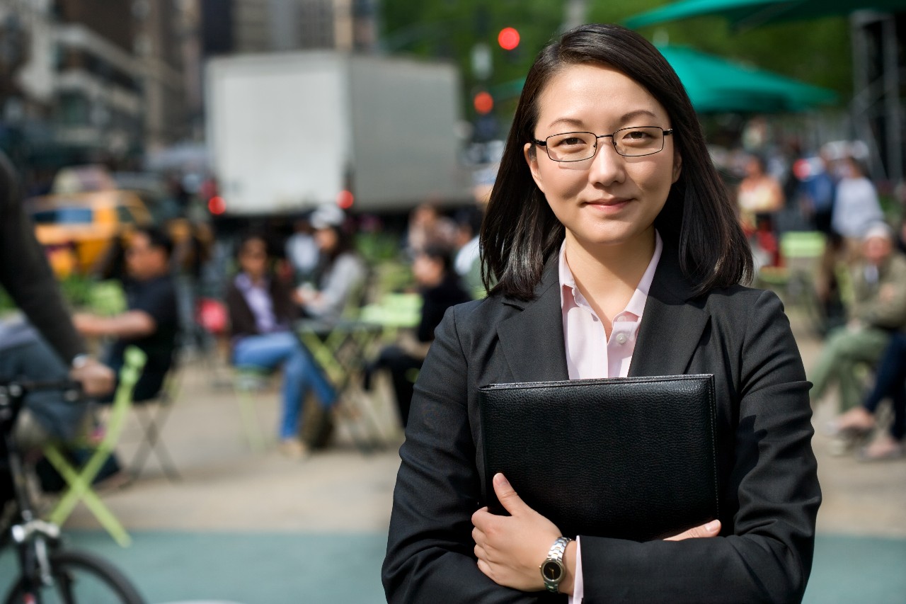 Young finance and legal professional