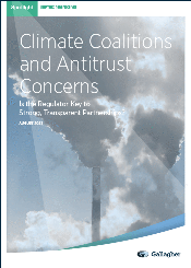  Climate Coalitions and Antitrust Concerns
