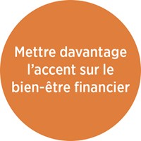 Mettre davantage l'accent sur le bien-être financier
