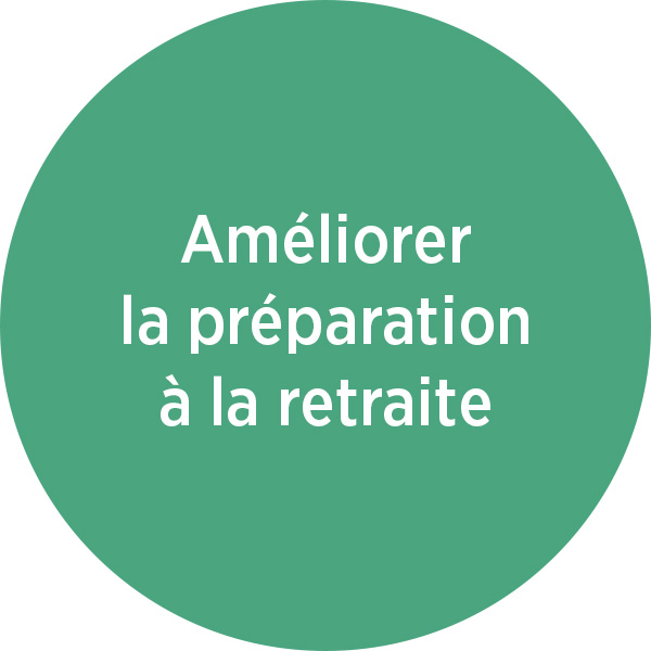 Améliorer la préparation à la retraite