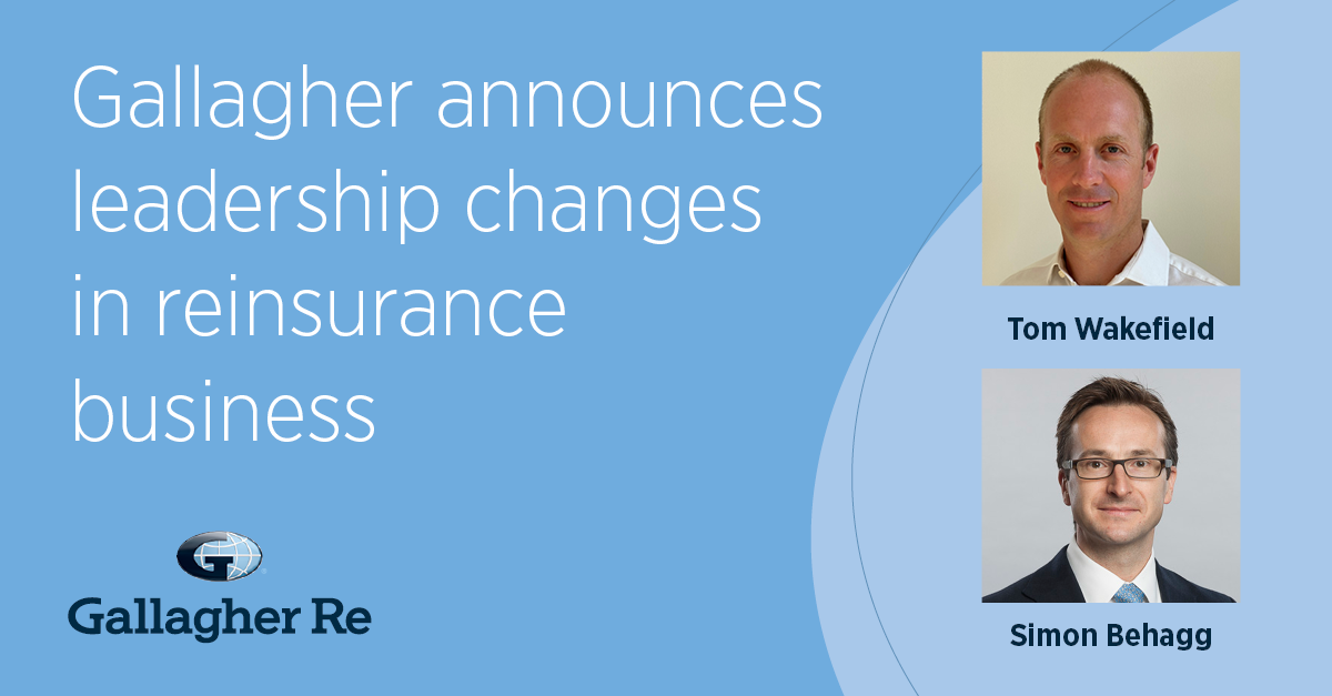 Gallagher Re Leadership Changes Gallagher Re