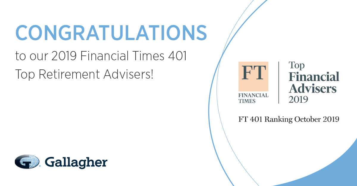 Gallagher’s Benefits and HR Consulting Division named top Advisers